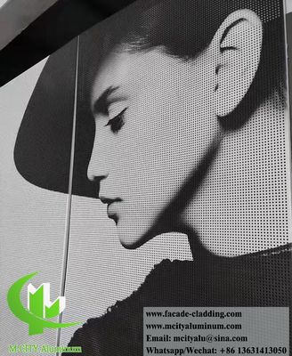 Buen precio Panel de fachada de aluminio perforado con recubrimiento en polvo con patrones personalizables y 3 mm de espesor para revestimiento de paredes en línea