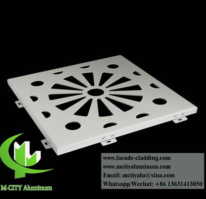 Buen precio Paneles de pantalla decorativos exteriores Hoja de aluminio para el techo Sistema de fachada de revestimiento de paredes en línea