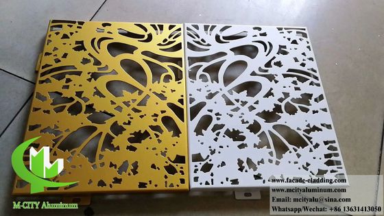 Buen precio Pantallas decorativas de aluminio con revestimiento PVDF en línea