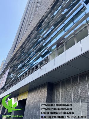 Buen precio Exterior fachadas metálicas paneles de aluminio para la construcción del sistema de revestimiento de paredes impermeable en línea