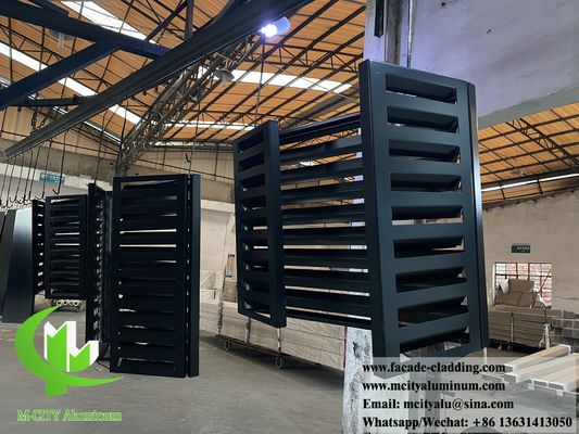 Buen precio Cubierta de CA de aluminio con recubrimiento en polvo con patrones personalizables y tamaño máximo de 1500x5000 mm para aire acondicionado en línea