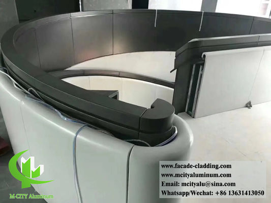 Buen precio Revestimiento de pared de aluminio perforado revestido en polvo con espesor de 3 mm para fachada y decoración en línea