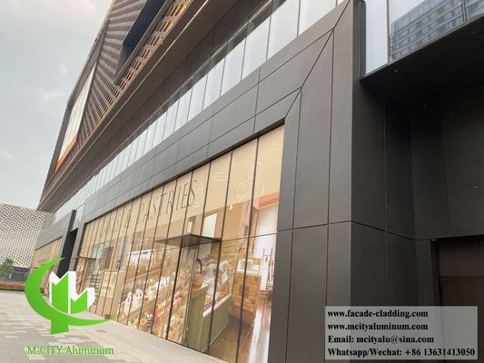 Buen precio Panel de pared de metal arquitectónico fachadas de aluminio sistema de revestimiento decoración exterior a prueba de fuego en línea